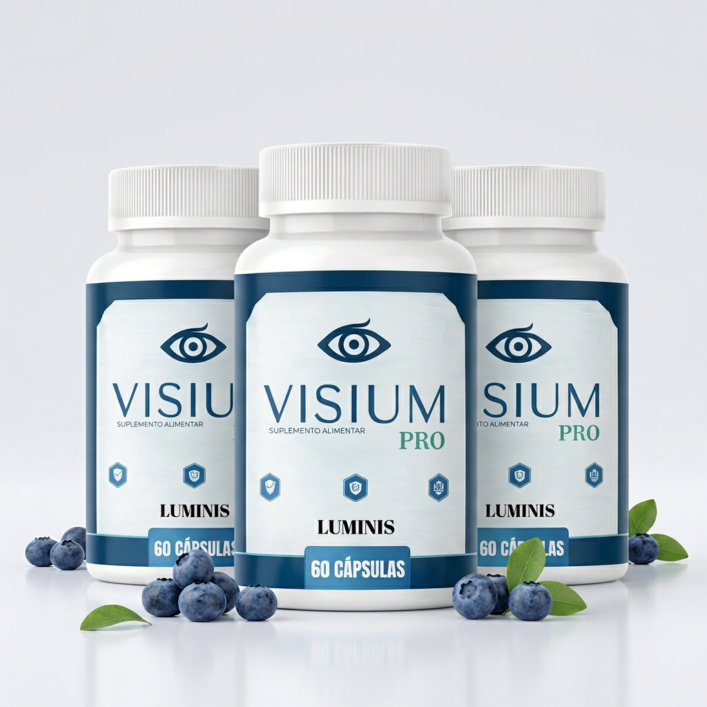 Visium Pro eye support supplement bottles